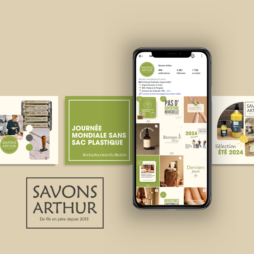 Création feed instagram pour une marque