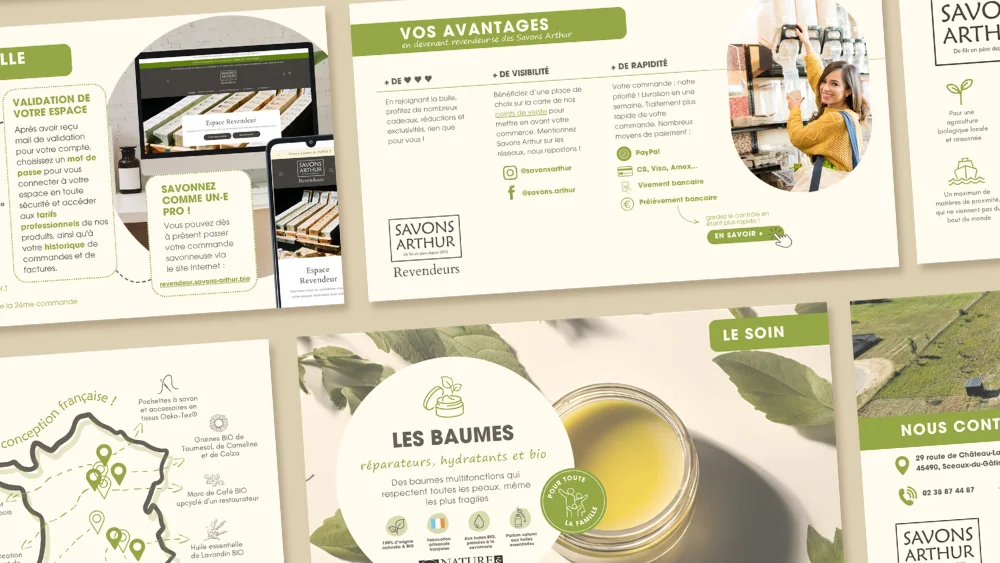 Catalogue de tarifs professionnels Savons Arthur